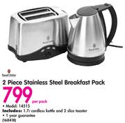 Russell Hobbs 2 Piece Stainless Steel Breakfast Pack 14515-Per Pack