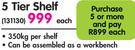 Geelong 5 Tier Shelf-Each