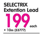 Selectrix 10m Extension Lead Each