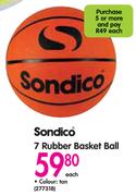 Sondico 7 Rubber Basket Ball