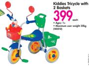 Kiddies Tricycle With 2 Baskets-Each