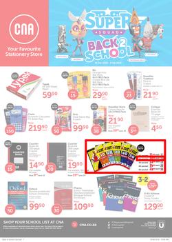 CNA : Back To School (14 Dec 2018 - 3 Feb 2019), page 1