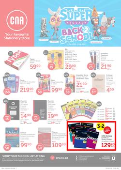 CNA : Back To School (14 Dec 2018 - 3 Feb 2019), page 1