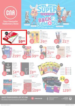 CNA : Back To School (14 Dec 2018 - 3 Feb 2019), page 1