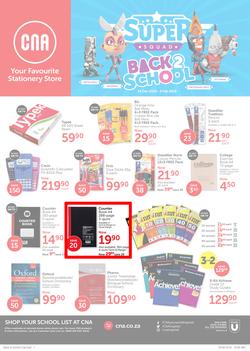 CNA : Back To School (14 Dec 2018 - 3 Feb 2019), page 1