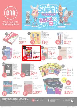 CNA : Back To School (14 Dec 2018 - 3 Feb 2019), page 1