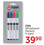 CNA Whiteboard Markers 4 Pack
