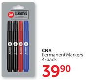 CNA Permanent Markers 4 Pack