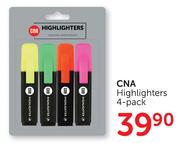 CNA Highlighters 4 Pack