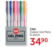 CNA Classic Gel Pens 6 Piece