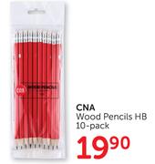 CNA Wood Pencils HB 10 Pack