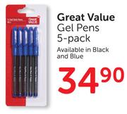 Great Value Gel Pens 5 Pack
