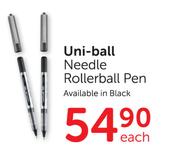 Uni-Ball Needle Rollerball Pen-Each