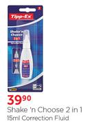 Shake 'N Choose 2 In 1 15ml Correction Fluid