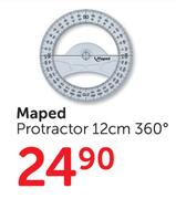 Maped 12cm Protractor 360 Degree