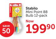 Stabilo Mini Point 88 Bulb 12's-Per Pack