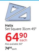 Maped 31cm Set Square 60 Degree-Each