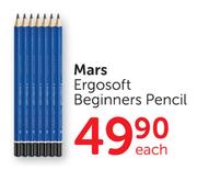 Mars Ergosoft Beginners Pencil-Each