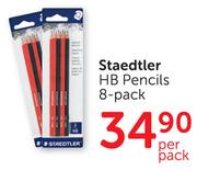 Staedtler HB Pencils 8's-Per Pack