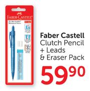 Faber Castell Clutch Pencil+Leads & Eraser Pack