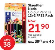 Staedtler Noris Colour Pencils 24's-Per Pack