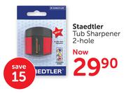 Staedtler 2 Hole Tub Sharpener