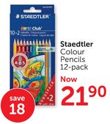 Staedtler Colour Pencils 12's-Per Pack