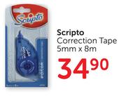Scripto Correction Tape 5mm x 8m