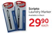 Scripto Laundry Marker-Each