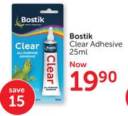 Bostik Clear Adhesive-25ml