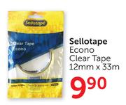 Sellotape Econo Clear Tape (12mm x 33m)