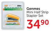 Genmes Mini Half Strip Stapler Set