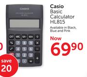 Casio Basic Calculator HL815