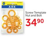 Screw Template Nut And Bolt