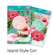 Island Style Girl A4 Book Covers-Each