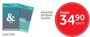Just Chill A4 Book Covers-Each
