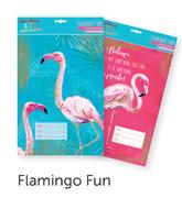 Flamingo Fun A4 Book Covers-Each