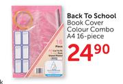 Back To School Book Cover Colour Combo A4-16 Piece