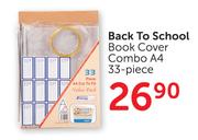 Back To School Book Cover Combo A4-33 Piece