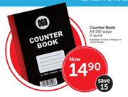 Counter Book A4 192-Page 2-Quire