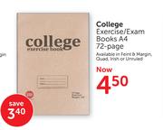 Collage Exercise/ Exam Books A4 72 Page
