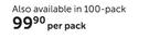 Donau Filing Pockets Punched-100 Per Pack