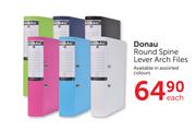 Donau Round Spine Lever Arch Files-Each