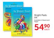 Bright A4 Pads-Each