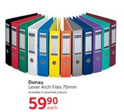 Donau Lever Arch Files 75mm-Each