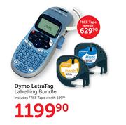 Dymo Letra Tag Labelling Bundle (Includes Free Tape)