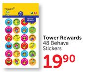 Tower Rewards-48 Behave Stickers