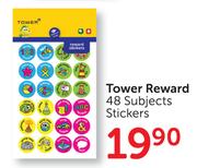 Tower Reward-48 Subjects Stickers