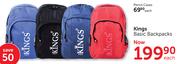 Kings Basic Backpacks-Each