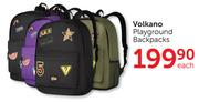Volkano Playground Backpacks-Each